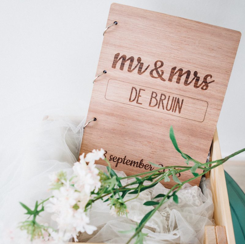 Gastenboek Hout Banner