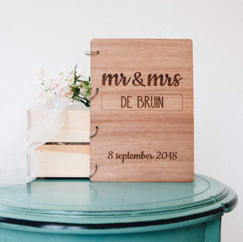 Gastenboek Hout Banner