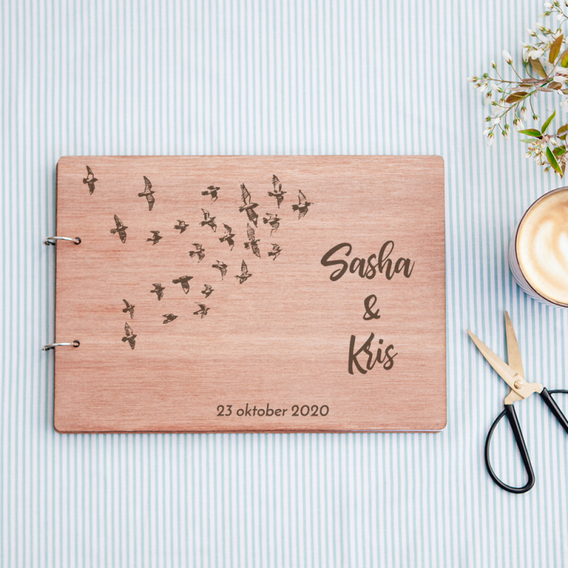 Gastenboek Hout Birds