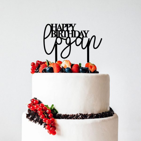 Taarttopper Happy Birthday