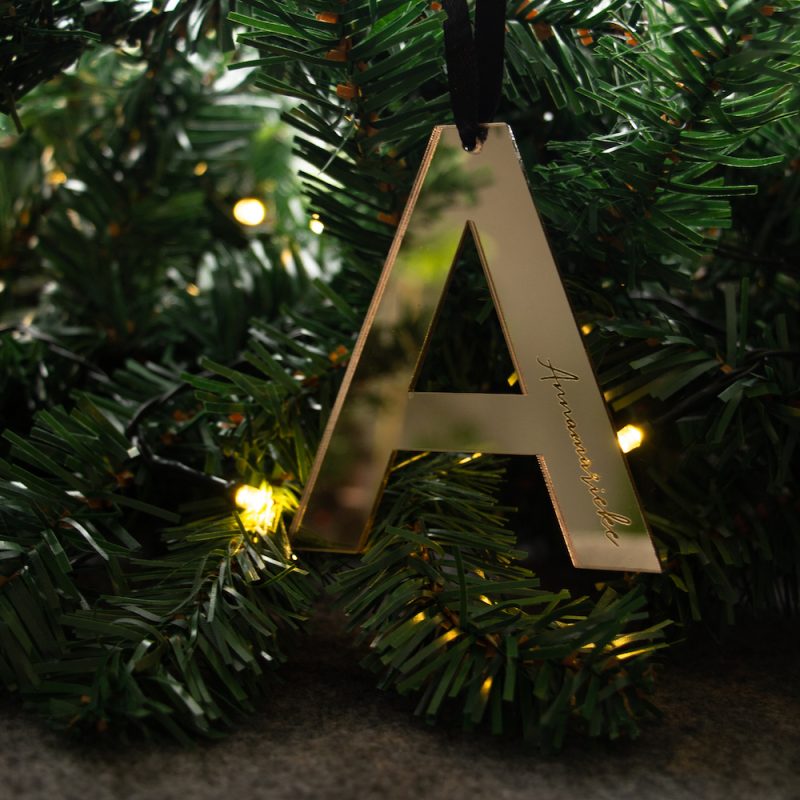 Kerstbal Letter