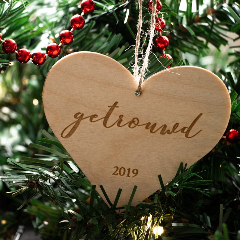Kerstbal Trouwdatum