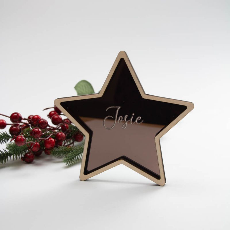 Kerstster met Naam 3D
