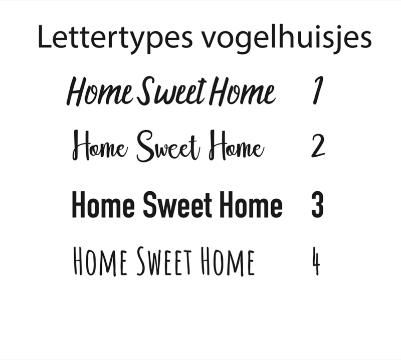 Gepersonaliseerd vogelhuisje druppel - Afbeelding 7